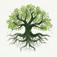 sostener las raíces